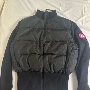 Canada Goose Black Puffer Jacket HyBridge Astoria Womens Winter Warm Tapered